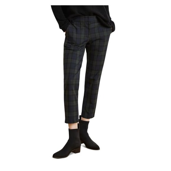 VELVET BY GRAHAM & SPENCER Brenley Plaid Check Skinny Trouser Pants, Size 4 - Picture 1 of 10